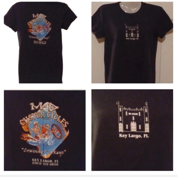 💙🏍KEY Largo M size t-shirts - Picture 1 of 7